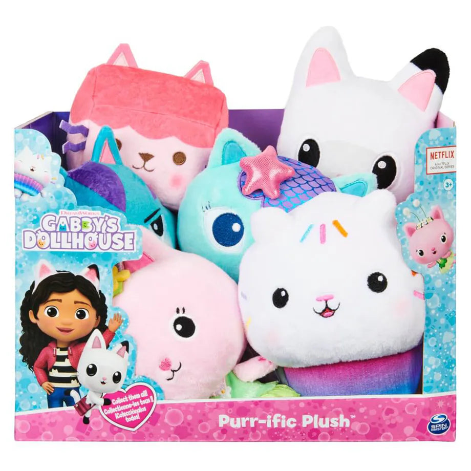 Gabby'S Dollhouse Purr-Ific Basic Plush Toy (Characters May Vary)