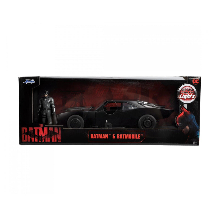 Jada DC The Batman Batman & Batmobile Playset