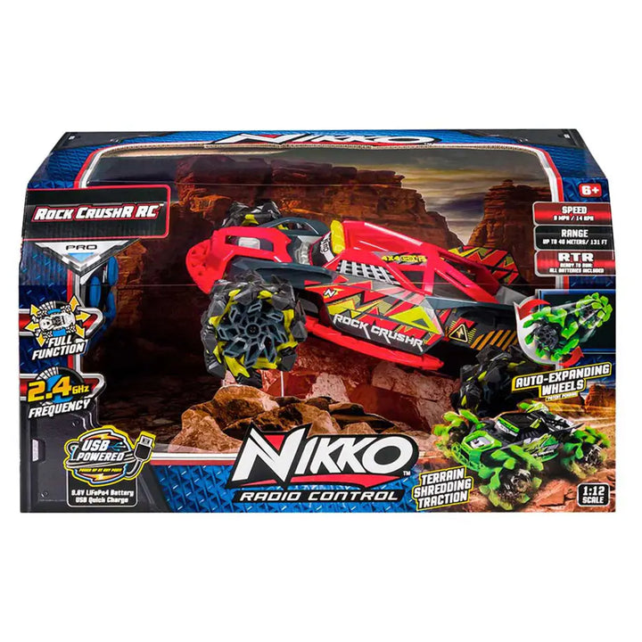 Nikko Rock Crushr Remote Control Car 1:12, 33 cm (Assorted)