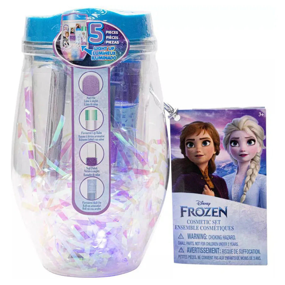 Townley Girl Disney Princess Light Up Cosmetic Tumbler Set 5 Pieces ( Assorted)
