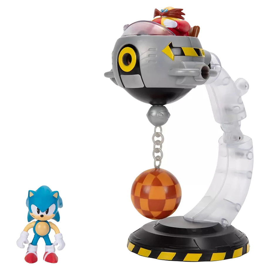 Jakks Pacific Sonic The Hedgehog and Dr. Eggman Battle Set (7 Pieces)