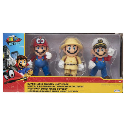 Nintendo Super Mario Odyssey Figures Set Pack of 3 (10 cm)