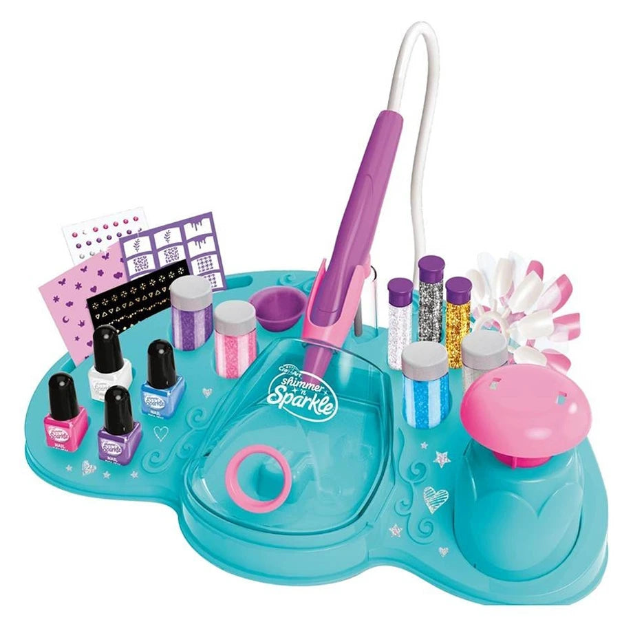 Cra-Z-Art Sparkle Glitter & Shimmer Airbrush Designer Nail Art Set