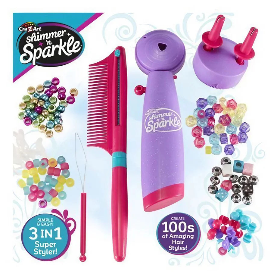 Cra-Z-Art Shimmer N Sparkle 3-in-1 Deluxe Styler Set