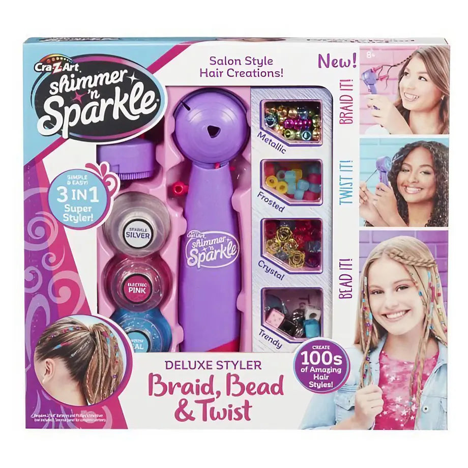 Cra-Z-Art Shimmer N Sparkle 3-in-1 Deluxe Styler Set