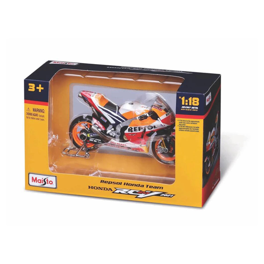 Maisto Repsol Honda Team RC213V 2021 Die-cast Bike (1:18)