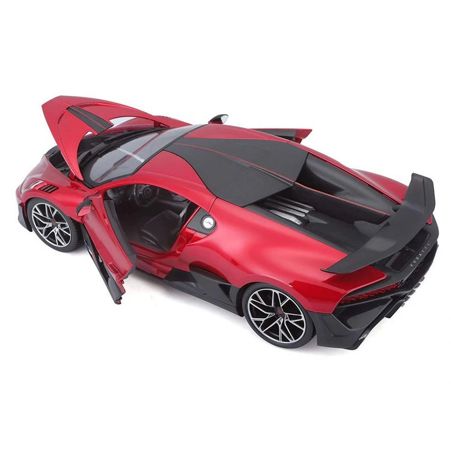 Bugatti Bburago Divo Die-cast Vehicle (1:18, Red)