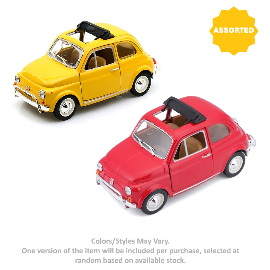Bburago Fiat 500 L 1968 Die-Cast Vehicle (1:24, Red)