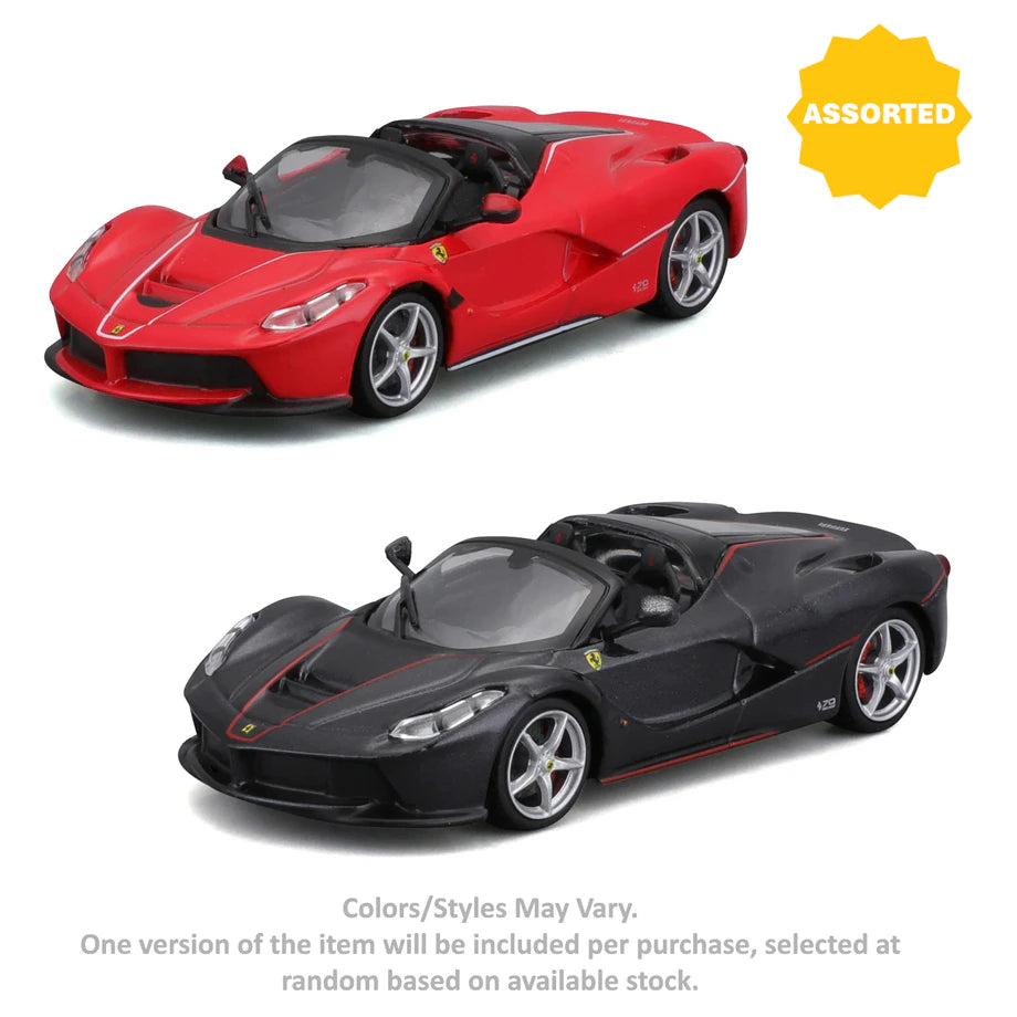 Bburago Ferrari Laferrari Aperta Die-Cast Vehicle (1:43, Colors May Vary)