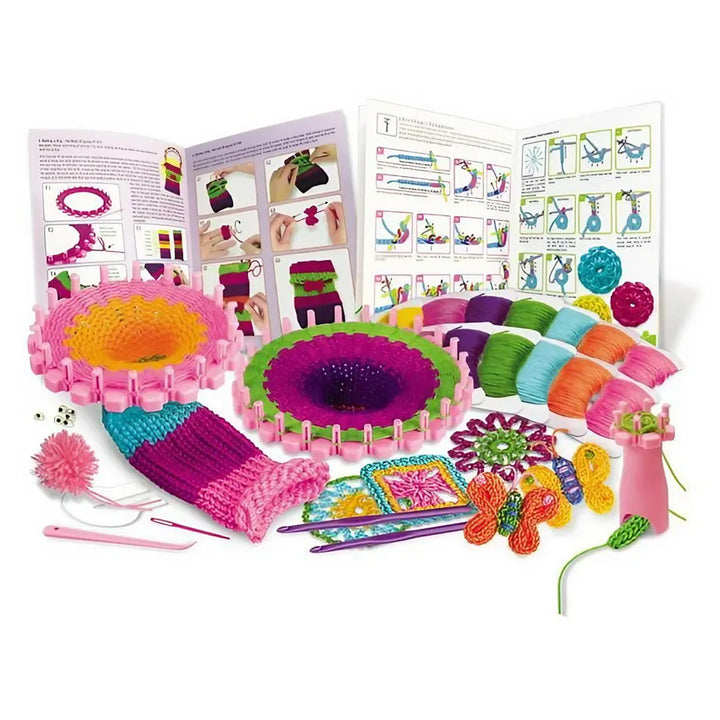 4M STEAM Powered Kids Knitting & Crochet Kit