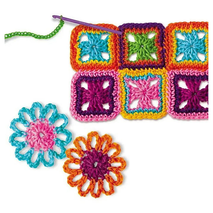 4M STEAM Powered Kids Knitting & Crochet Kit