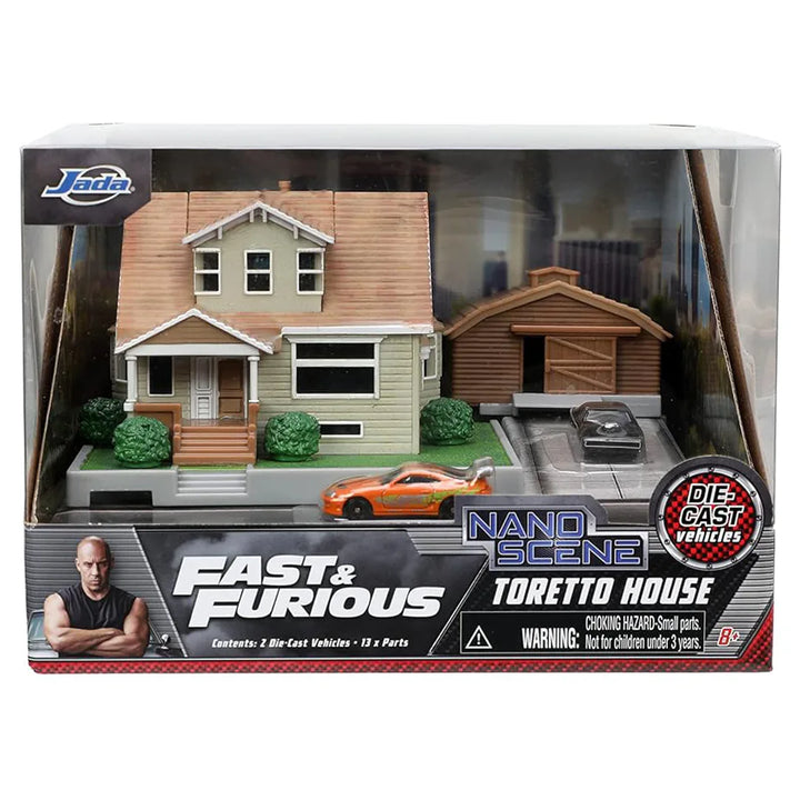 Jada Fast & Furious Dom Toretto's House Diorama Set
