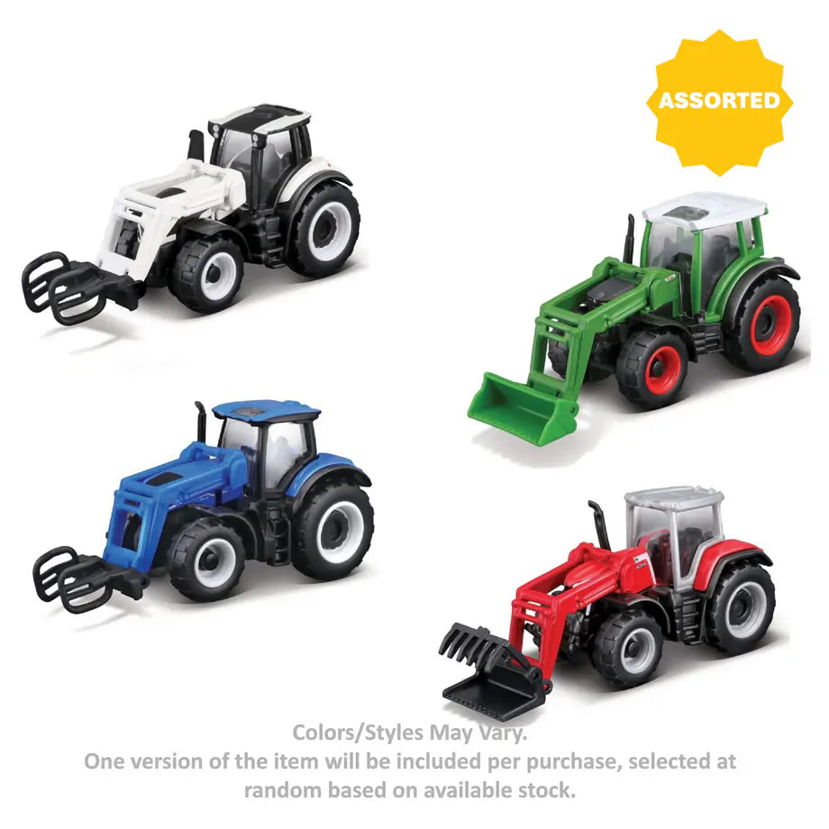 Maisto Mini Work Machines Die-cast Fendt Tractor with Front Loader
