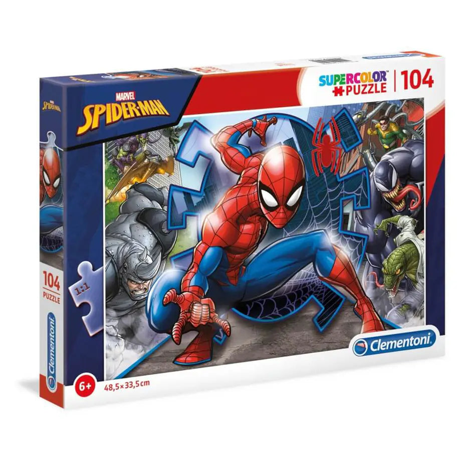 Clementoni Super Color Marvel Spider-Man Puzzle (104 Pieces)