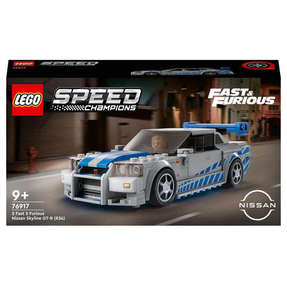 LEGO Speed Champions 2 Fast 2 Furious Nissan Skyline GT-R R34 (319 Pieces)