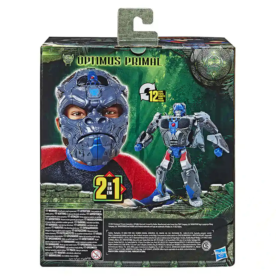 Transformers: Rise of the Beast Optimus Primal 2-in-1 Convertible Mask