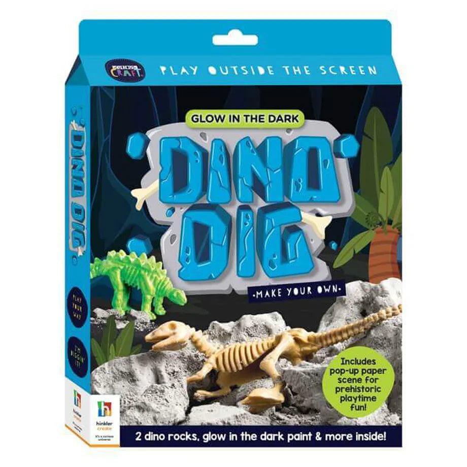 Curious Craft Make Your Own Glow-in-the-Dark Dino Dig Kit