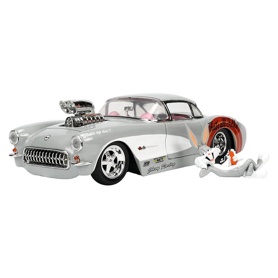 Jada Looney Tunes Bugs Bunny & 1967 Chevrolet Toy Car (1:24)