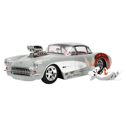 Jada Looney Tunes Bugs Bunny & 1967 Chevrolet Toy Car (1:24)