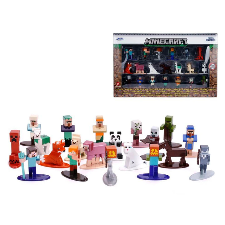 Minecraft Jada Nano MetalFigs Die-cast Figures (20 Pack, 4 cm ...