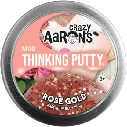 Crazy Aaron's Mini Rose Gold Thinking Putty