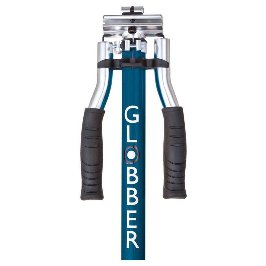 Globber Flow Elements Kick Scooter with Lights (Petrol Blue)