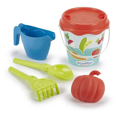 Ecoiffier Vegetable Garden Design Beach Bucket Set (6 Pieces)
