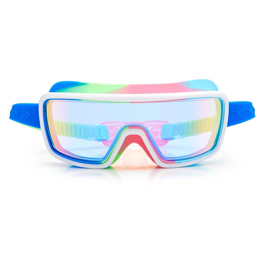 Bling2O Cyborg Cyan Prismatic Swim Goggles