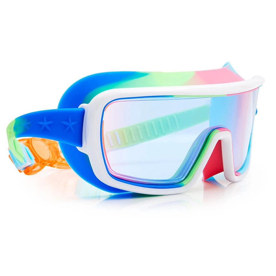 Bling2O Cyborg Cyan Prismatic Swim Goggles