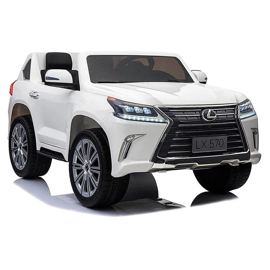 Lexus LX570 Kids' Electric Ride-on Car (12 V, White)