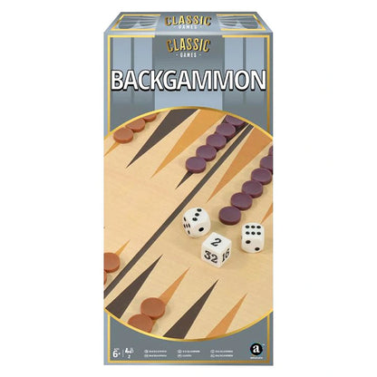 Ambassador Classic Games Backgammon Game