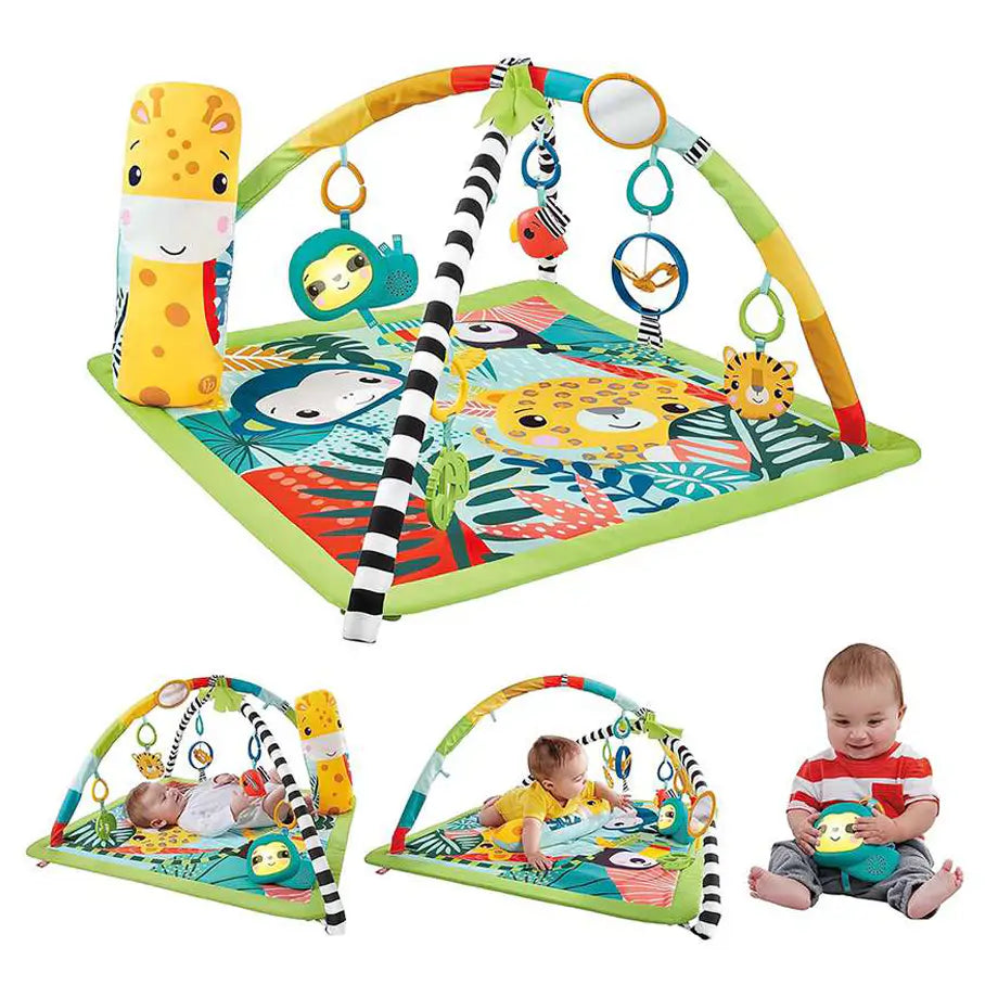 Fisher-Price 3-In-1 Rainforest Sensory Gym