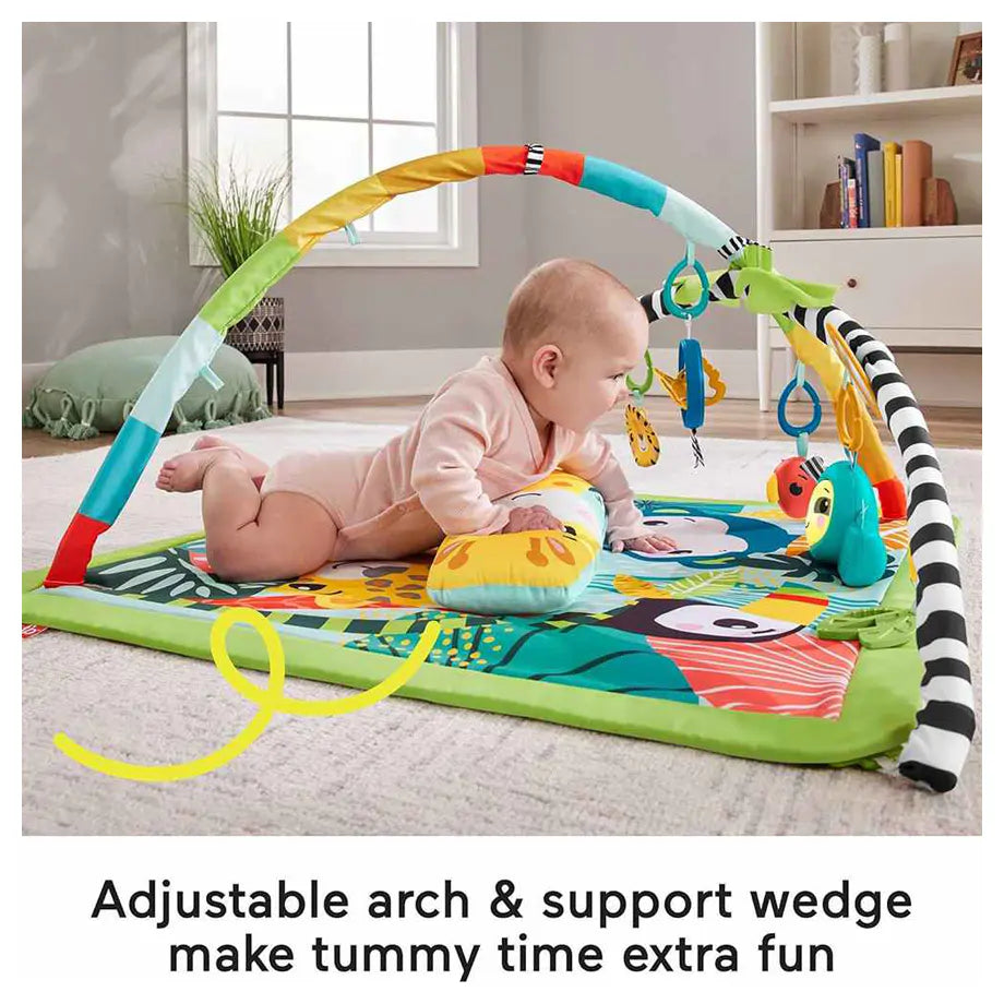 Fisher-Price 3-In-1 Rainforest Sensory Gym