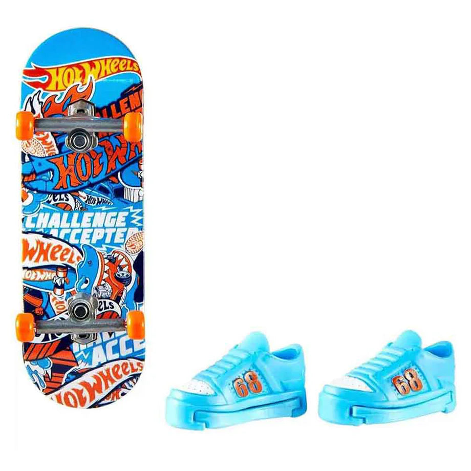 Hot Wheels Skate Fingerboard Board & Shoes Set (Assorted)