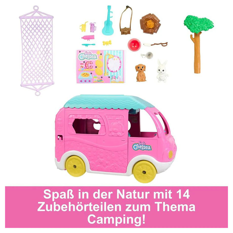 Barbie Club Chelsea Camper Playset (15 Pieces)