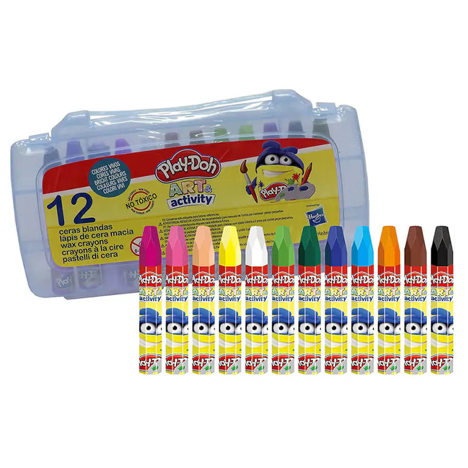 Play-Doh Art & Activity 12 Colors Oil Pastels Set (12 Pieces)
