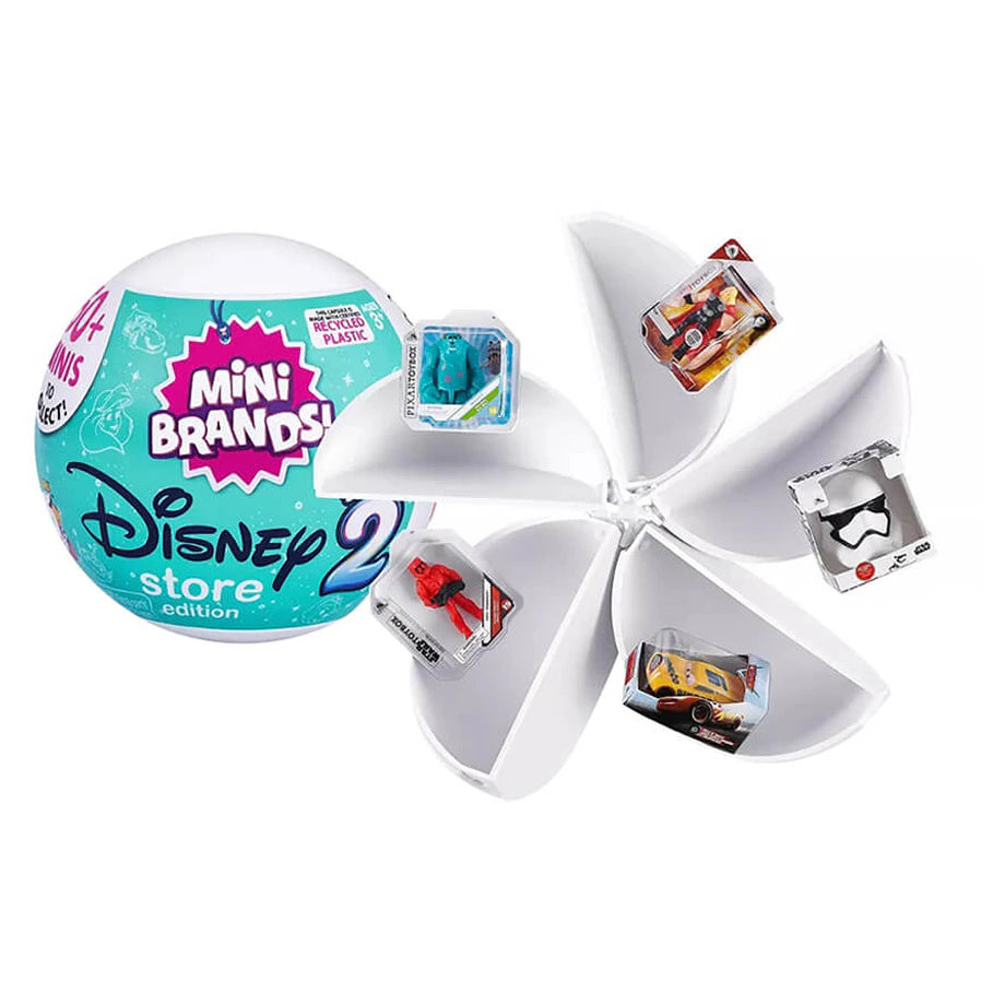 5 Surprise Disney Store S2 Mini Brands Collectible Capsule