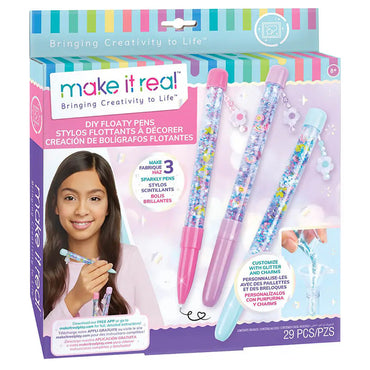 Make It Real DIY Floaty Pens DIY Craft Kit (29 Pieces)