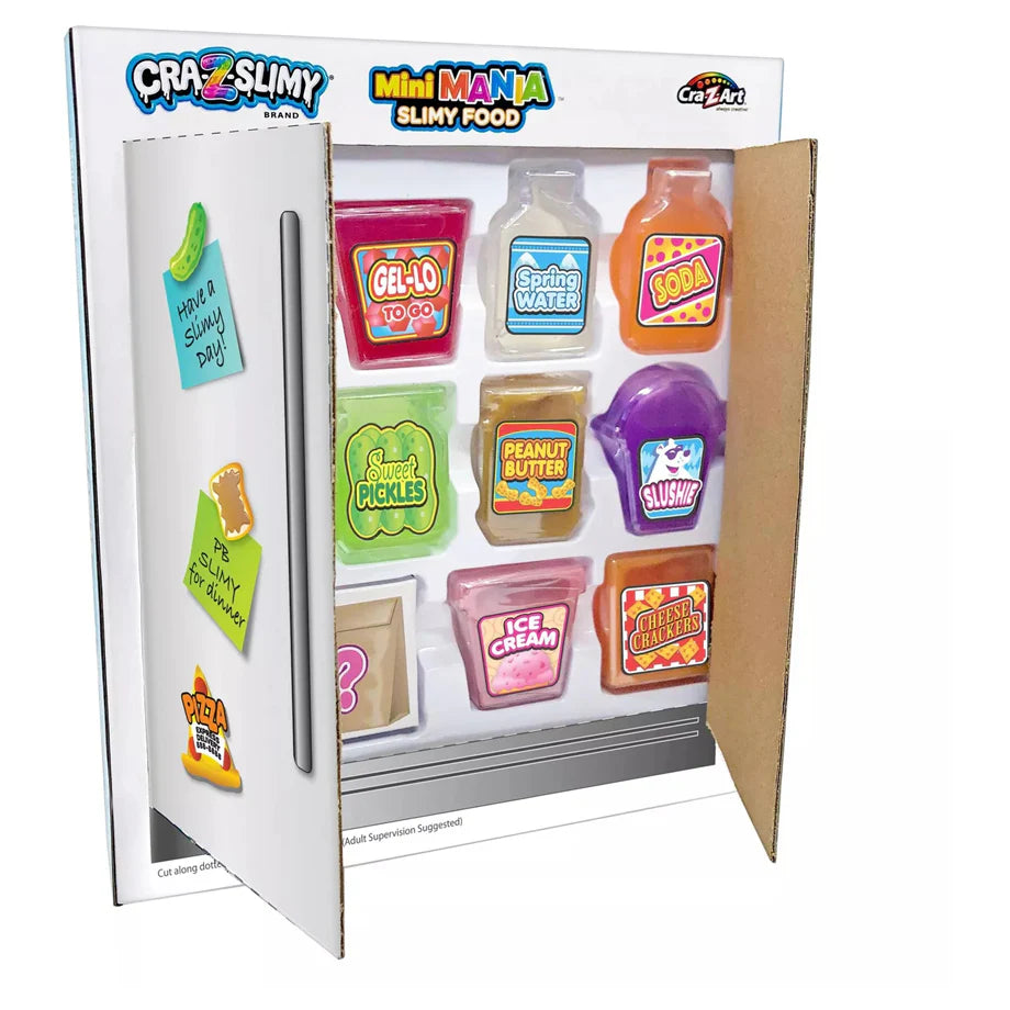 Cra-Z-Art Cra-Z-Slimy Mini Mania Slimy Food Grocery Set 10 Pieces (Assorted)