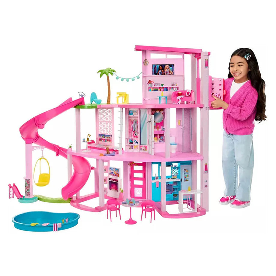Barbie Dreamhouse Pool Party Playset with 75+ Pieces