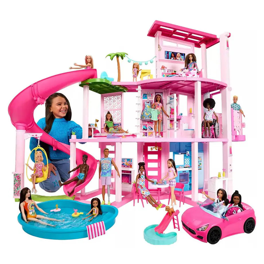 Barbie Dreamhouse Pool Party Playset with 75+ Pieces