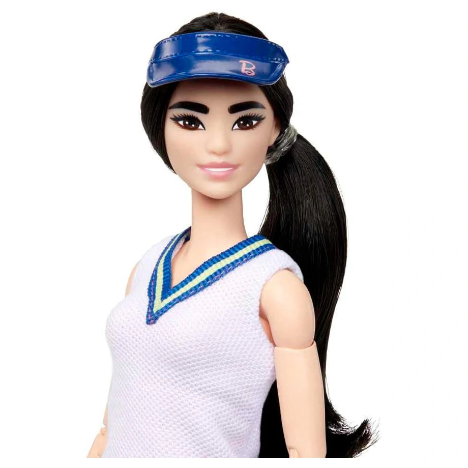 Barbie Made to Move Career Tennis Player Doll with Racket and Ball (30 cm)