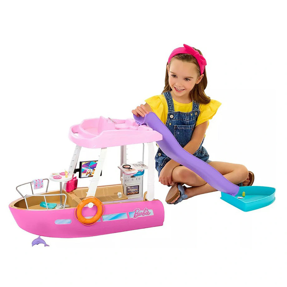 Barbie Dream Boat Playset with Pool, Slide & 20+ Accessories