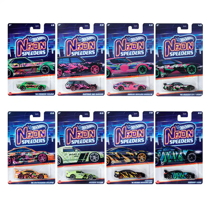 Hot Wheels Neon Speeders Die-Cast Car (Assorted)