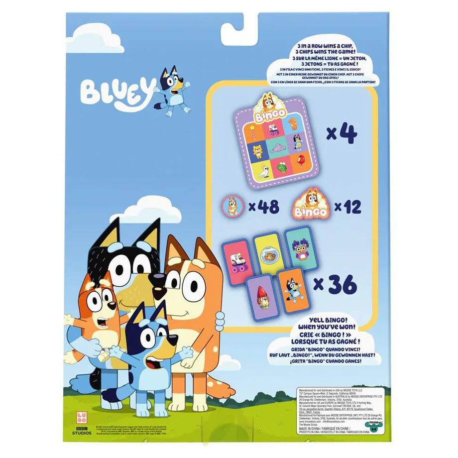Bluey Bingo's Bingo Card Game