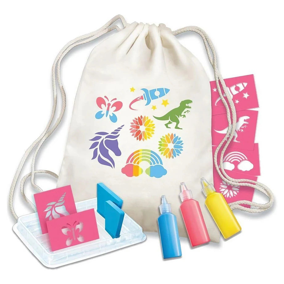 4M KidzMaker Stencil Backpack Printing Kit (27.5 x 36 cm)