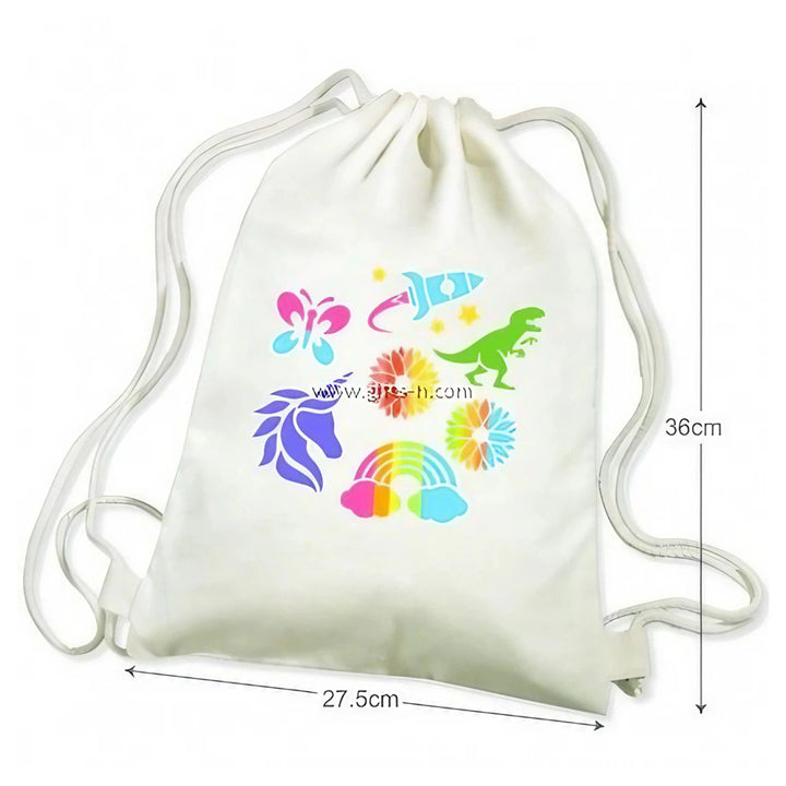 4M KidzMaker Stencil Backpack Printing Kit (27.5 x 36 cm)