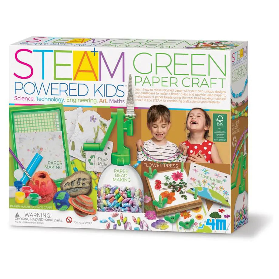 4M STEAM Powered Green Paper Craft