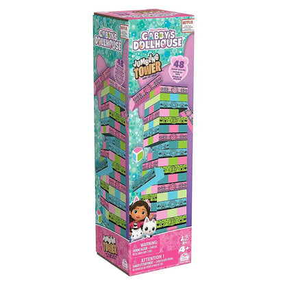 Gabby'S Dollhouse Jumbling Tower Game (48 Pieces)