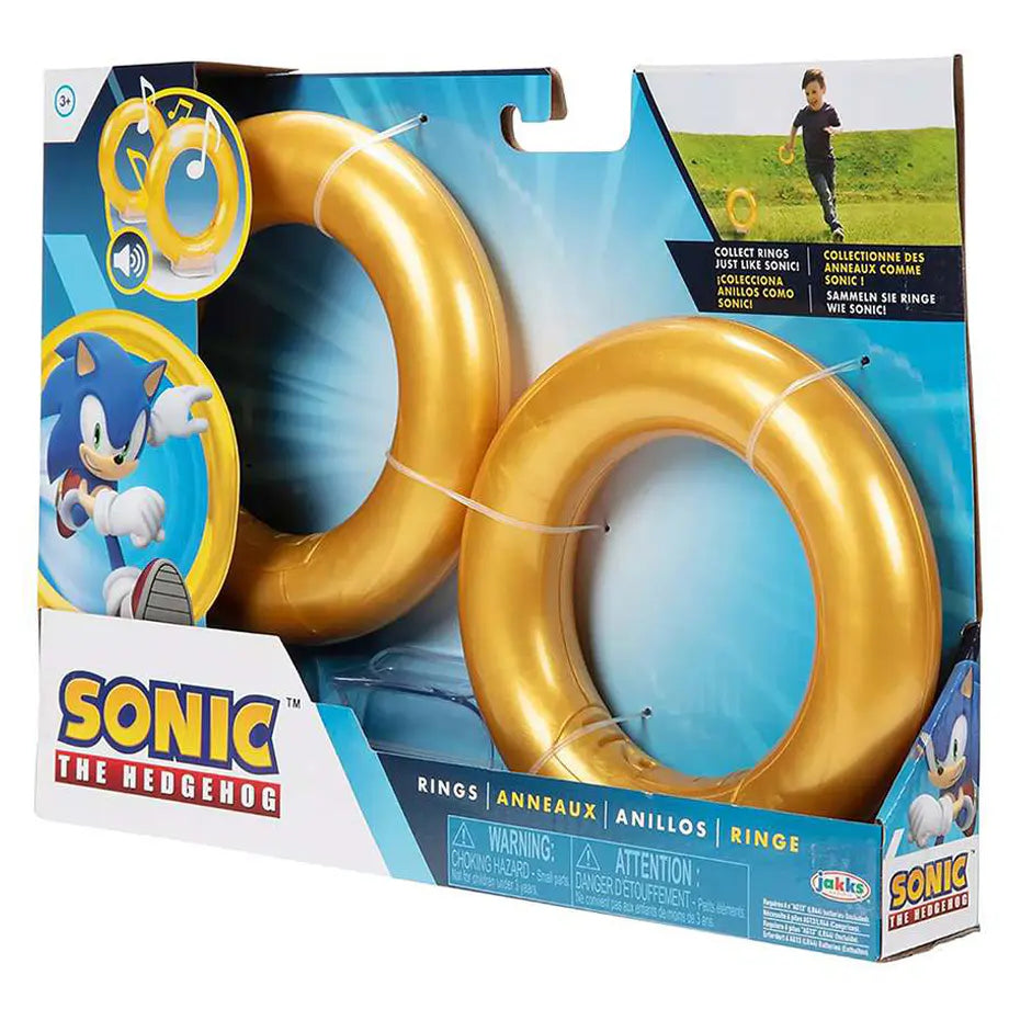 Sonic the Hedgehog Rings with Sound (2 Pack)